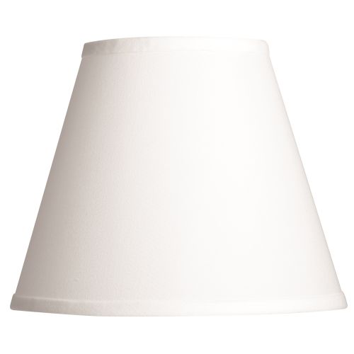 Hardback Lamp Shade, White, 6x11x9